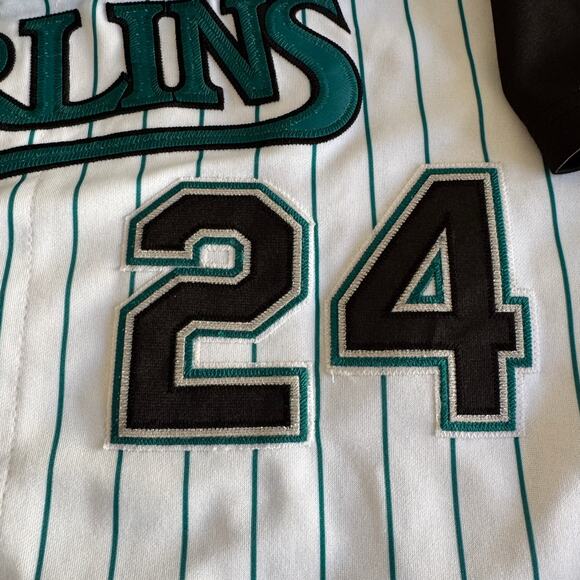 1997 Majestic Bobby Bonilla MLB Florida Marlins World Series Jersey Men's XL - Picture 8 of 11